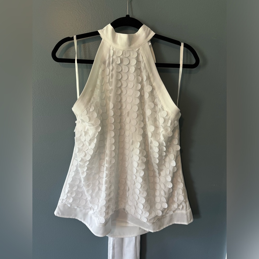 NEVER WORN New York & company women’s blouse white size XL